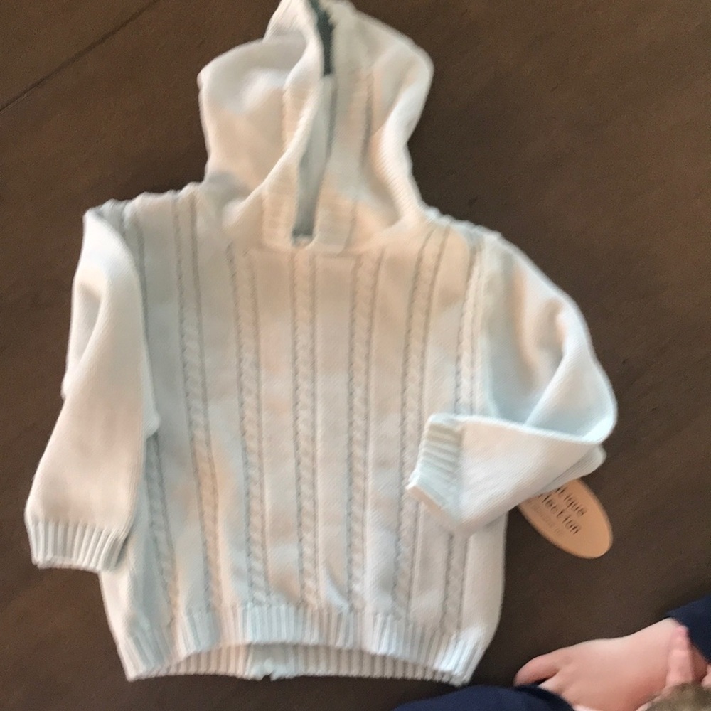 Light blue sweater size 24M